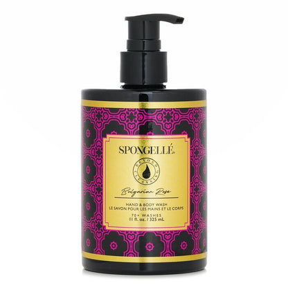 Spongelle Hand- und Körperwaschmittel – Bulgarische Rose, 325 ml
