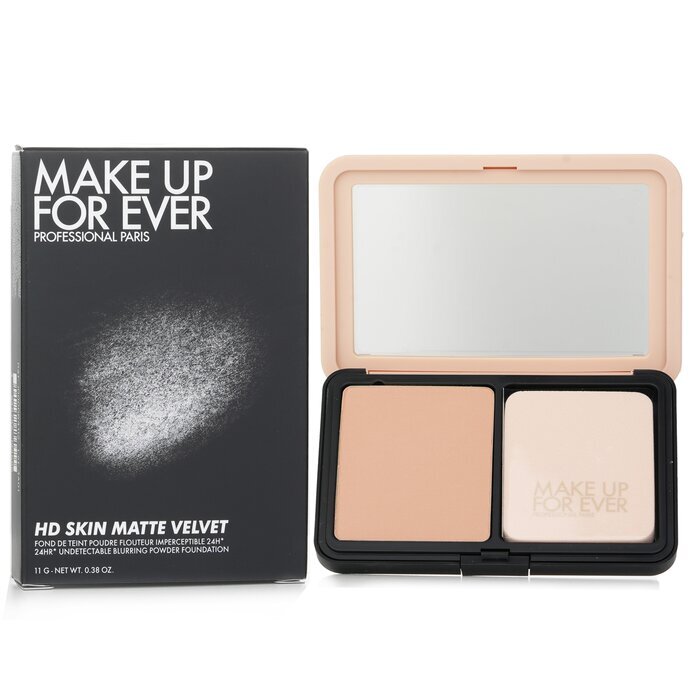 Make Up For Ever HD Skin Matte Velvet 24-Stunden-Pudergrundierung, unsichtbar, weichzeichnend – Nr. 1R12, 11 g/0,38 oz