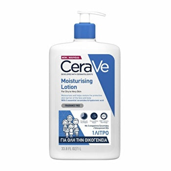 Cerave Feuchtigkeitslotion für trockene bis sehr trockene Haut, 1000 ml