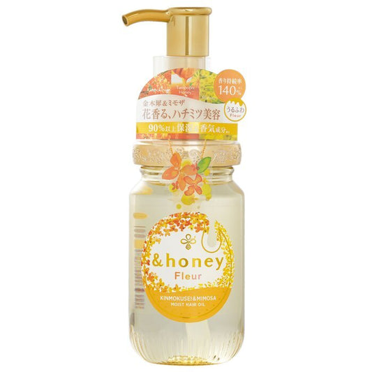 &amp;honey Fleur Kinmokusei &amp; Mimosa Feuchtes Haaröl 100ml