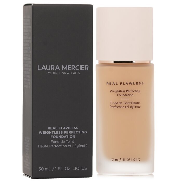 Laura Mercier Real Flawless, schwereloses, perfektionierendes Make-up, Nr. 2W1 Macadamia, 30 ml