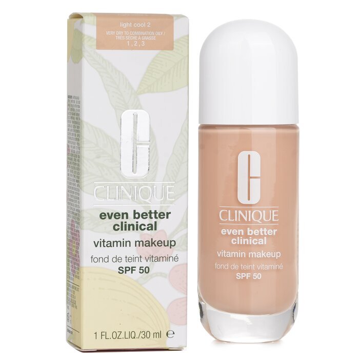 Clinique Even Better Clinical Vitamin MakeUp Foundation SPF 50 -  2 Light Cool 30ml