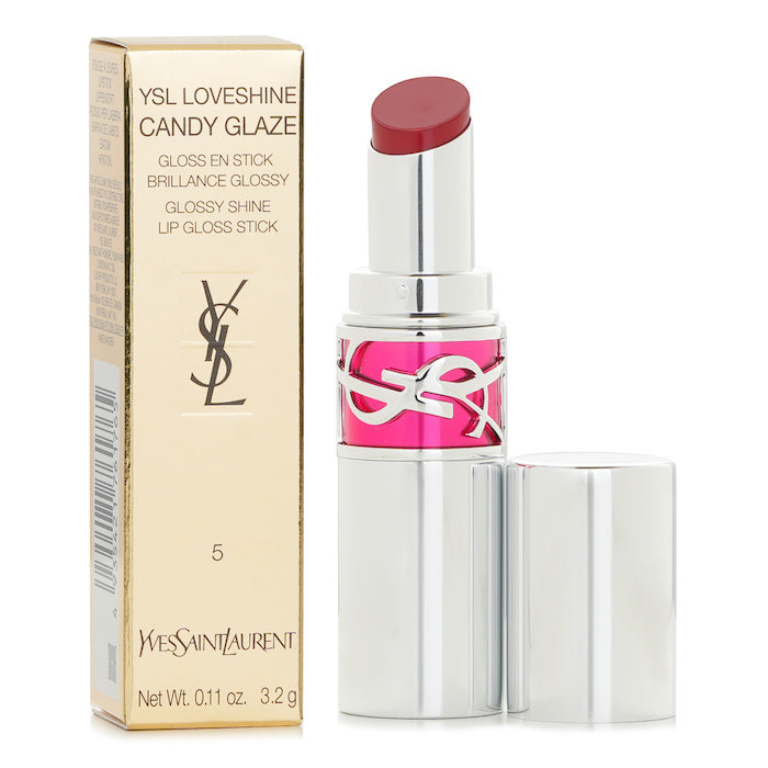 Yves Saint Laurent Loveshine Candy Glaze Lip Gloss Stick -  5 Pink Satisfaction 3.2g