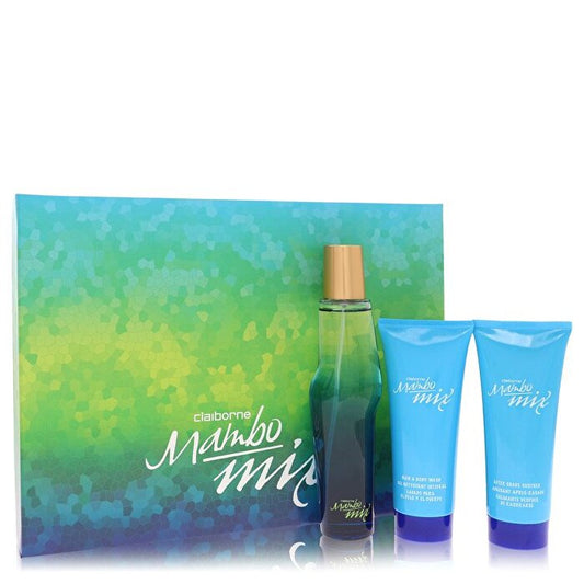 Liz Claiborne Mambo Mix Gift Set - Eau De Cologne Spray + After Shave Balm + Shower Gel
