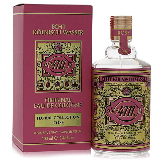 4711 4711 Floral Collection Rose Eau De Cologne Spray (Unisex) 100ml/3.4oz