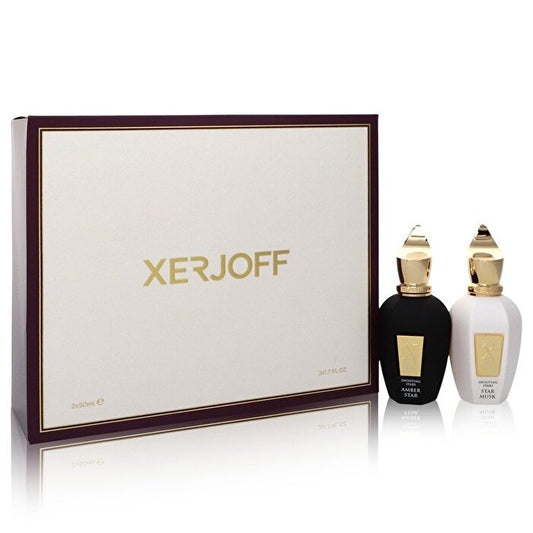 Xerjoff Shooting Stars Amber Star & Star Musk Gift Set - Eau De Parfum in Amber Star + Eau De Parfum in Star Musk Both Unisex Fragrances
