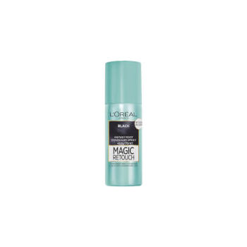 L'Oreal Paris Magic Retouch – Temporäres Ansatz-Abdeckspray – Schwarz (sofortige Grauhaarabdeckung)