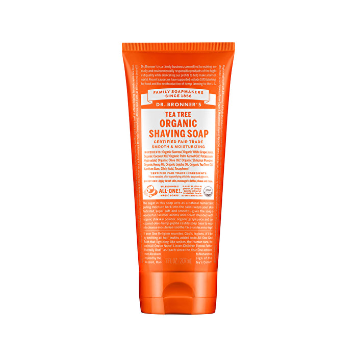Dr. Bronners Organic Shaving Soap Tea Tree 207ml