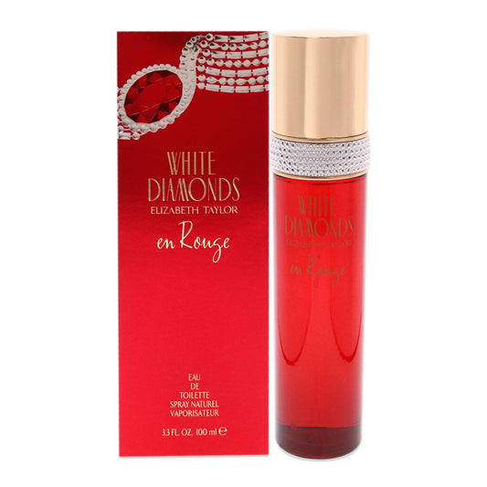Elizabeth Taylor White Diamonds En Rouge Eau De Toilette Spray 100ml/3.3oz