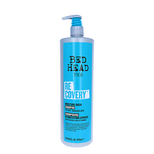 Tigi Bh Recovery Moisture Rush Shampoo für trockenes, strapaziertes Haar, 970 ml